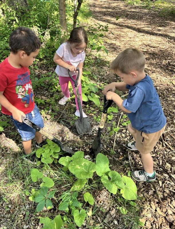 Nature based prek outdoors