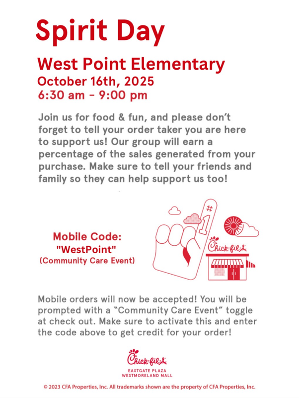CFA flyer