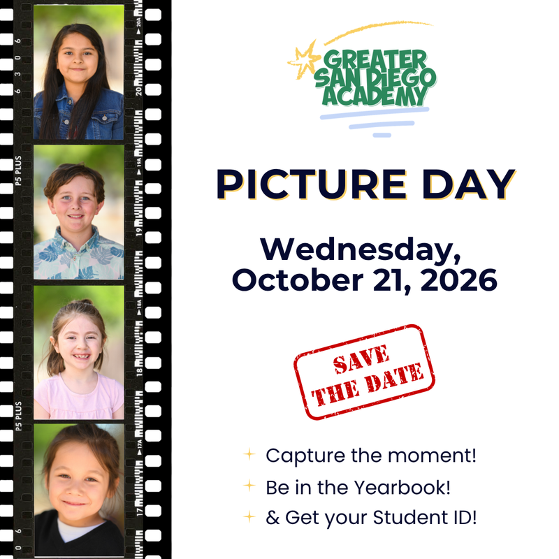 info graphic about picture day with students photos