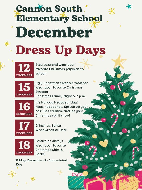 December Dress Up Days