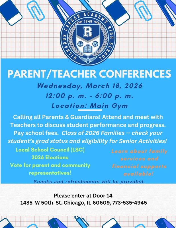 Parent Teacher Conferences /¡Reuniones entre padres y maestros