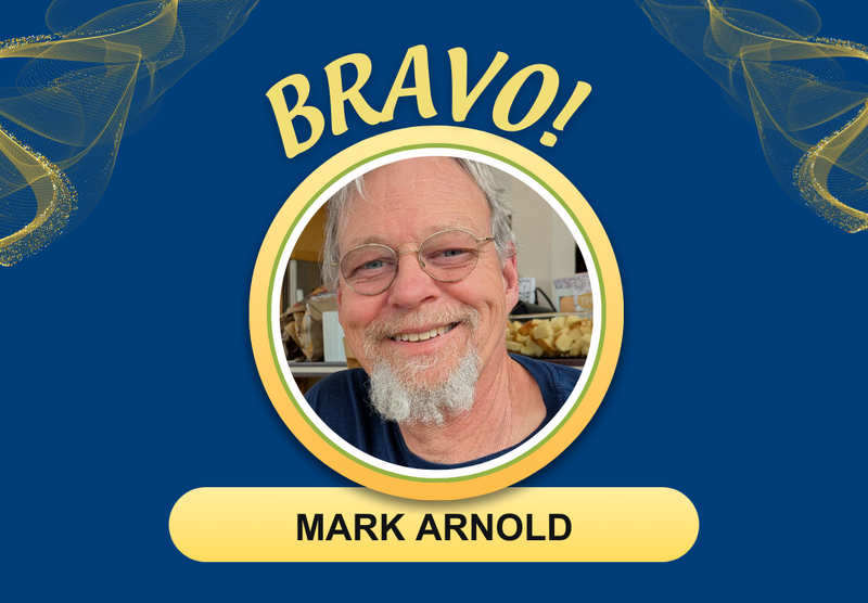 Bravo Award winner Mark Arnold