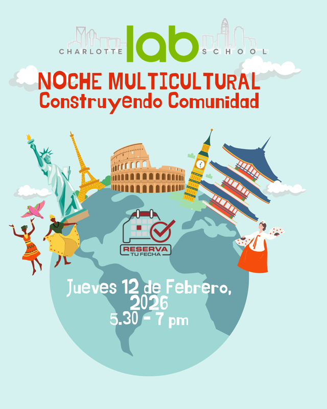 Multicultural night flyer in Spanish
