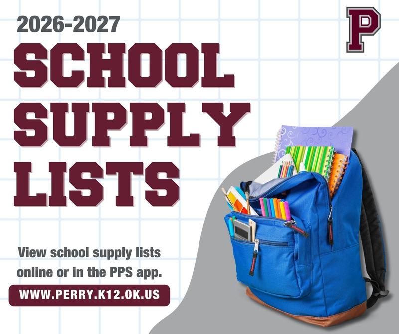 Perry Public Schools Supply List