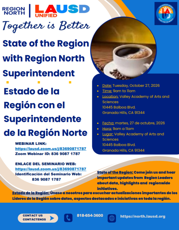 State of the Region with Region North Superintendent
