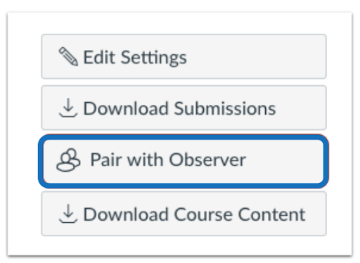 2. Click the “Pair with Observer” button on the right-hand side. 