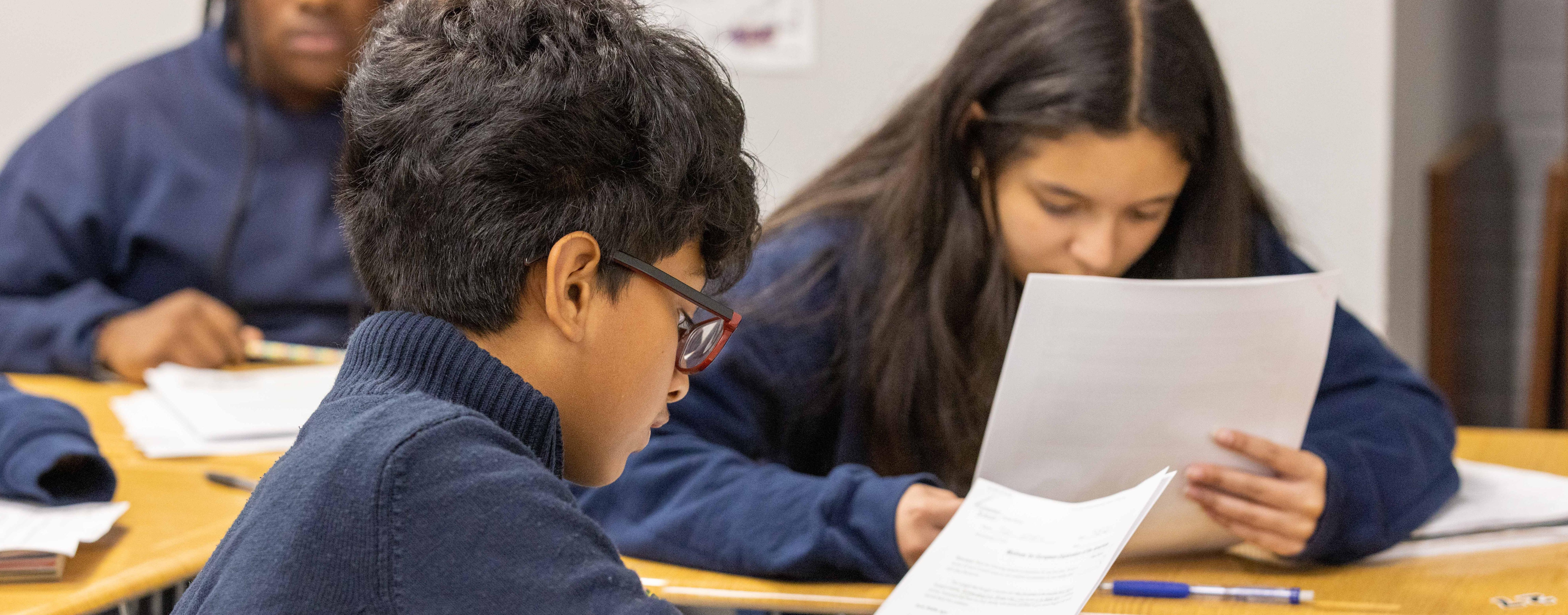 Scholars at work