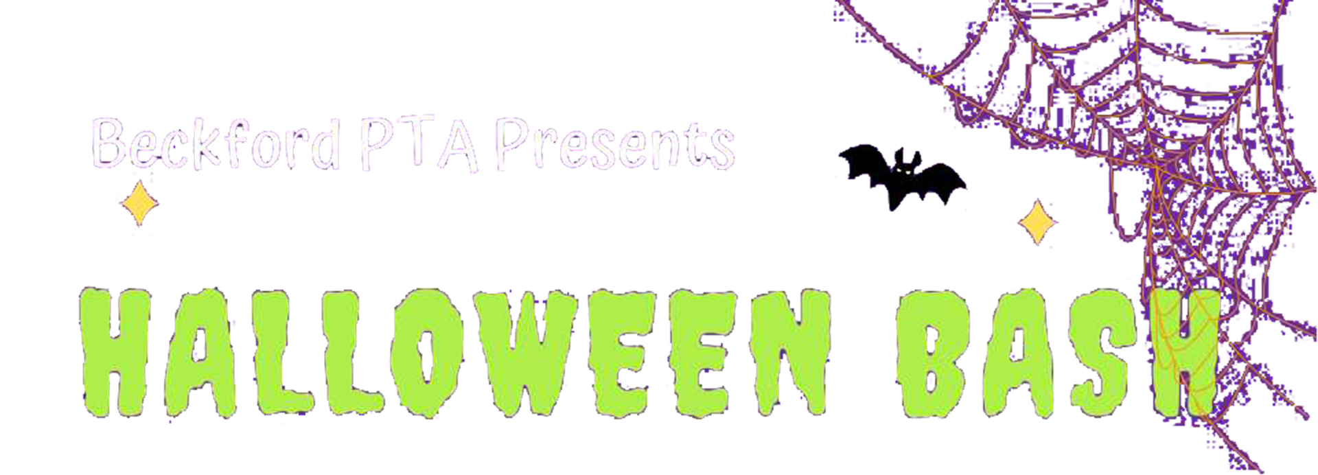 banner for the Halloween Bash