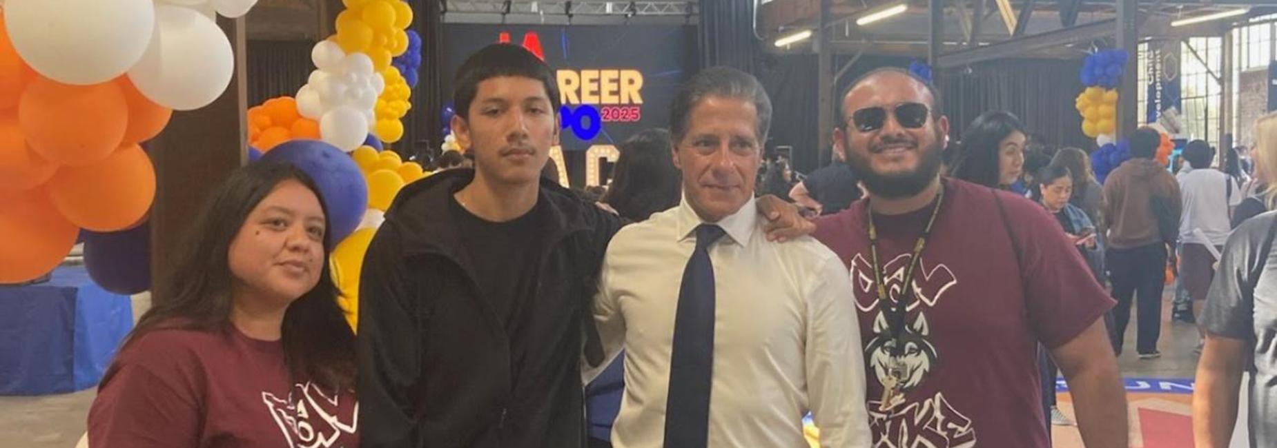 Cal Burke Team with LAUSD Superintendent
