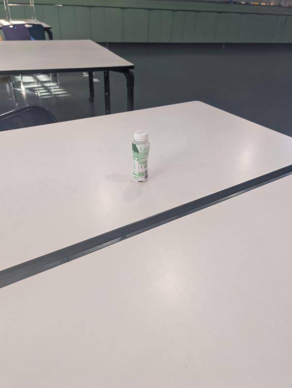 drink left on table