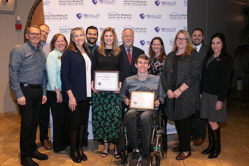 Myles Molnar Recognized at Tri-Valley 2020 Dreammakers and Risktakers Event Featured Photo