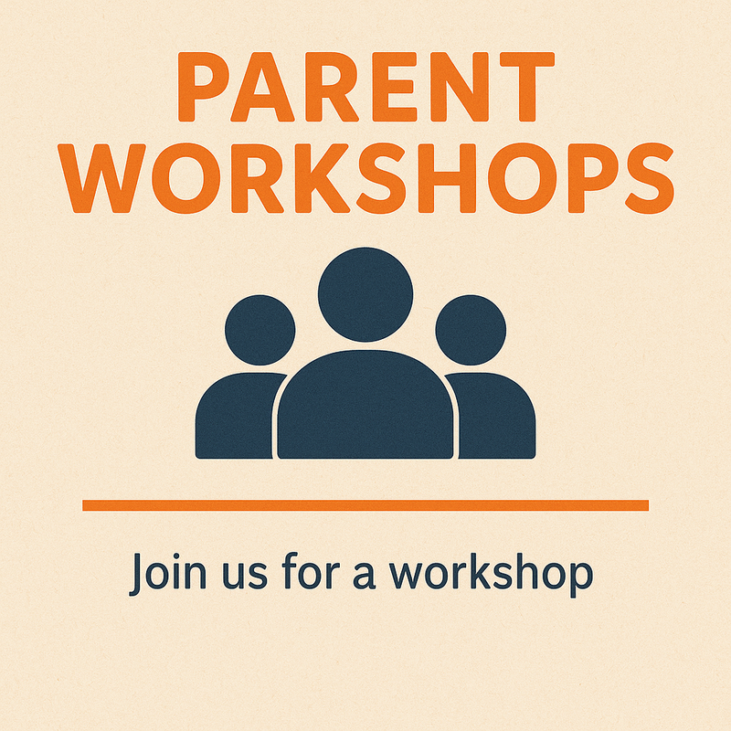 Flyer announcing Parent Workshops