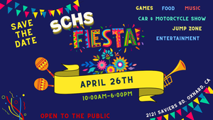 Save the Date for Fiesta - April 26th, 10am-6pm