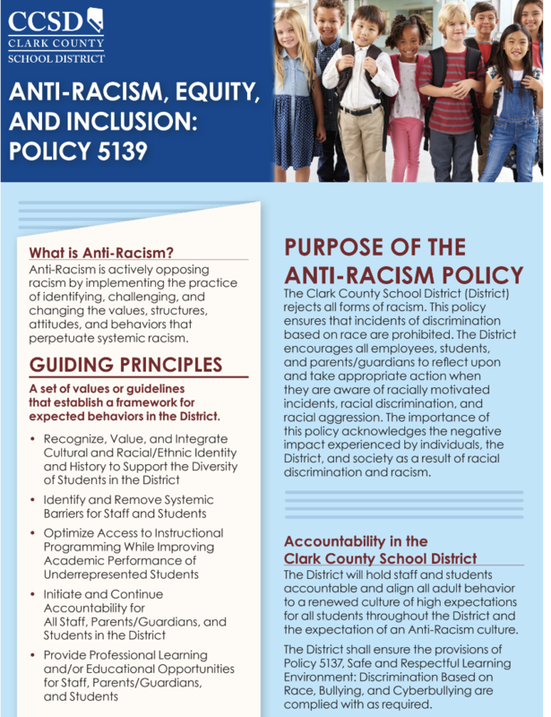 anti-racism brochure