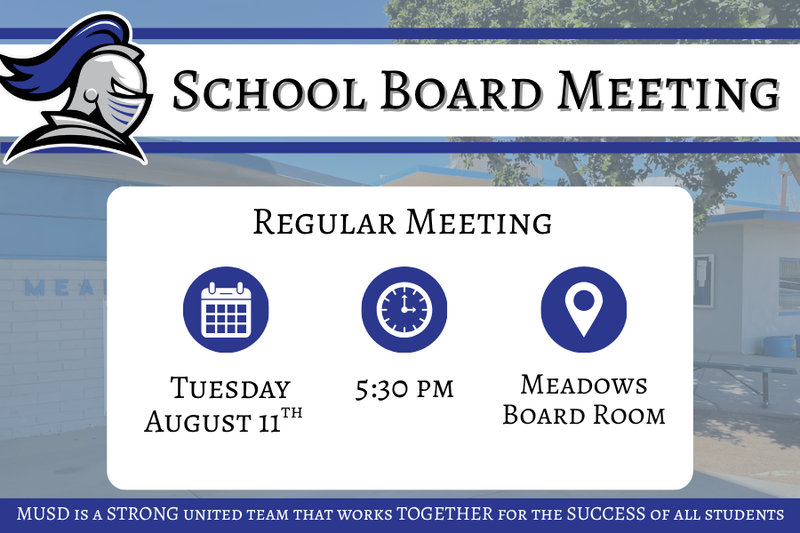 August Board Meeting