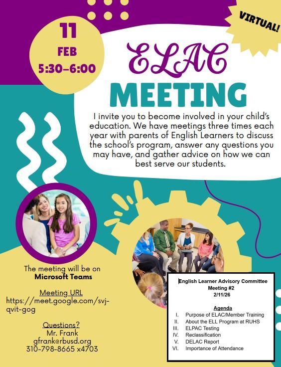 ELAC Meeting Featured Photo