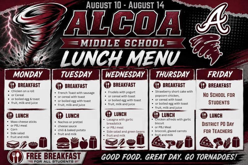 Lunch menu
