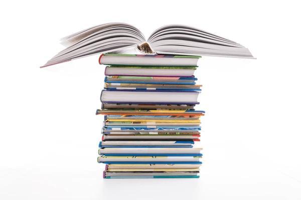 Stack of generic books