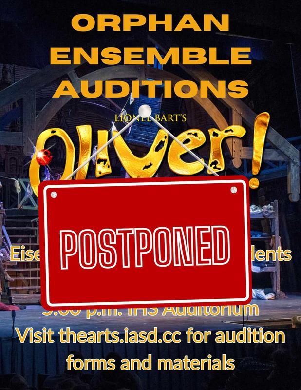 postponed auditions