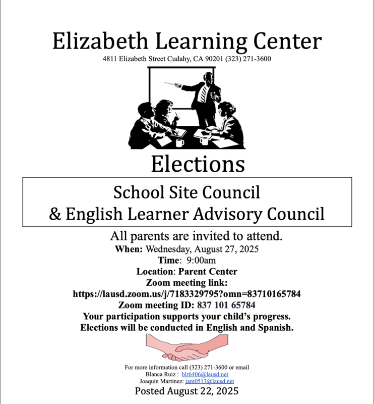 ELAC/School Site Council Elections
