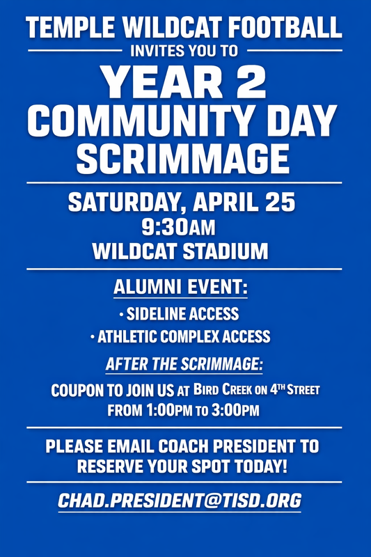 Temple Wildcat Football event promotion.png
