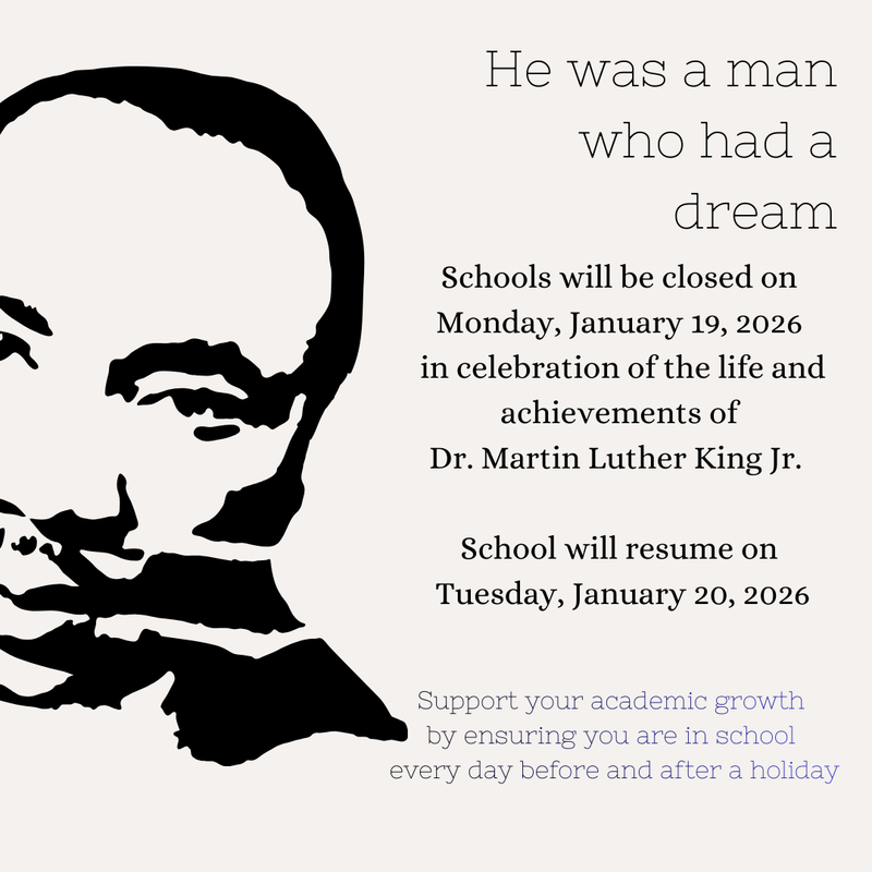 School Closed - 1/19/26