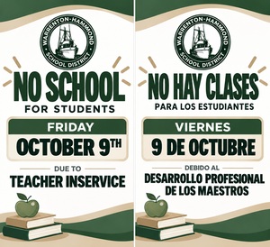 no school October 9th