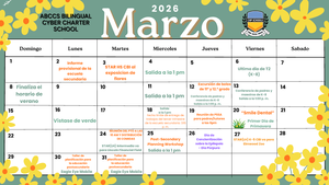 March Calendar Spanish