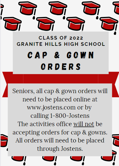 Cap & Gown Orders