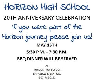 Horizon 20th Anniversary