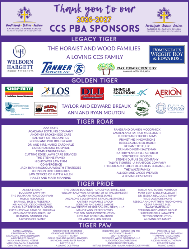 THANK YOU TO OUR 2026-2027 ANNUAL PBA SPONSORS Featured Photo