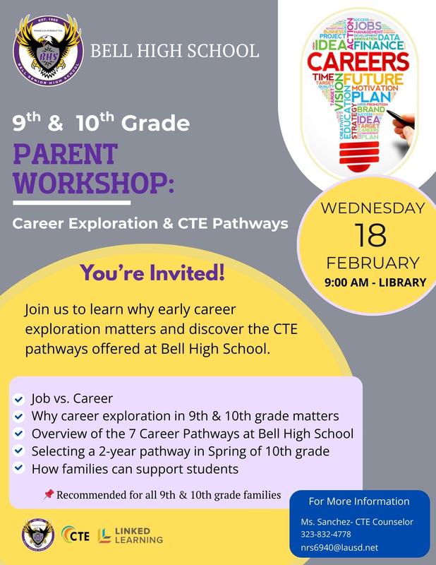 Parent Workshop: Career Exploration (2.18.2026 @ 9am)