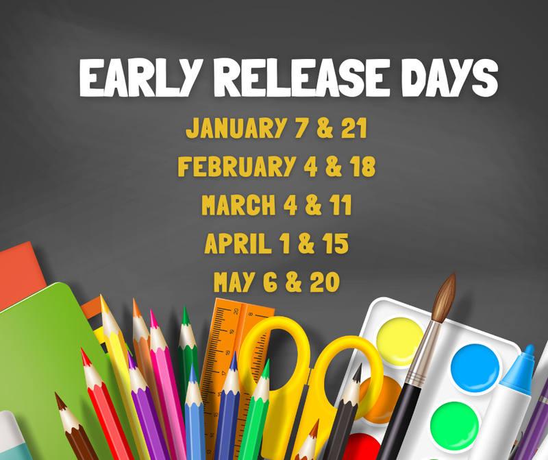 second semester early release dates