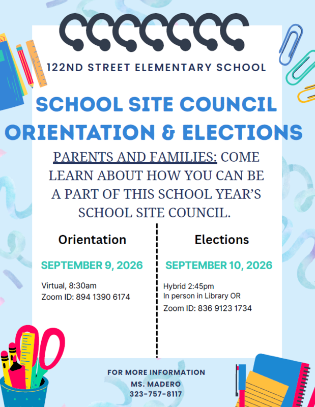 A flyer describing the date and time of the SSC meeting