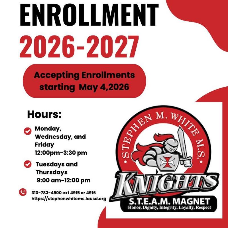 White Middle School logo