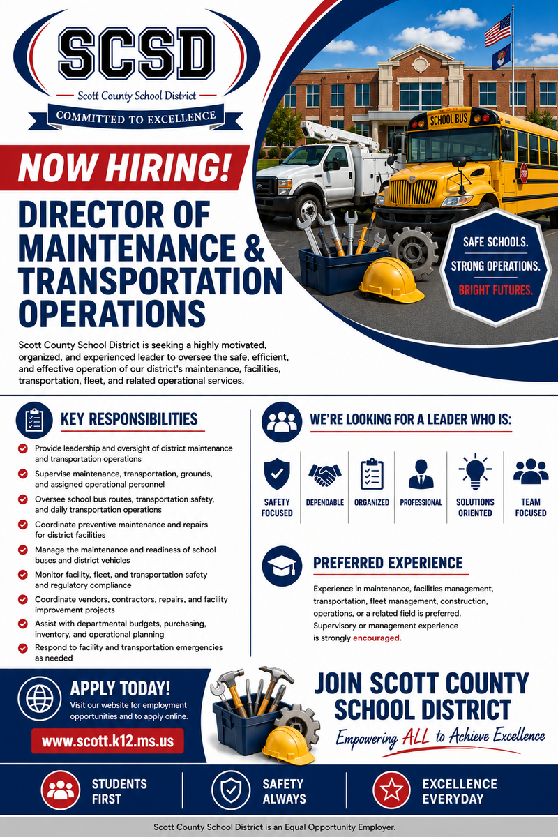Director or Maintenance and Transportation Featured Photo