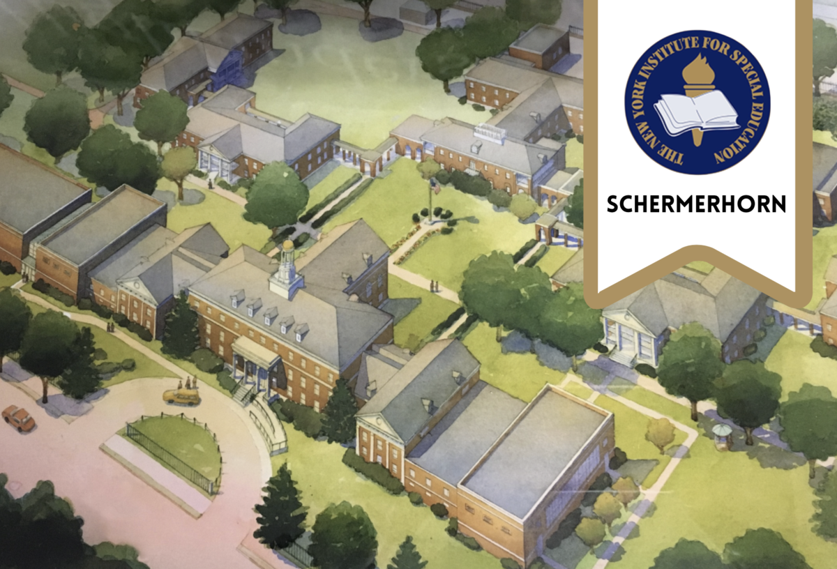 Aerial view of campus.