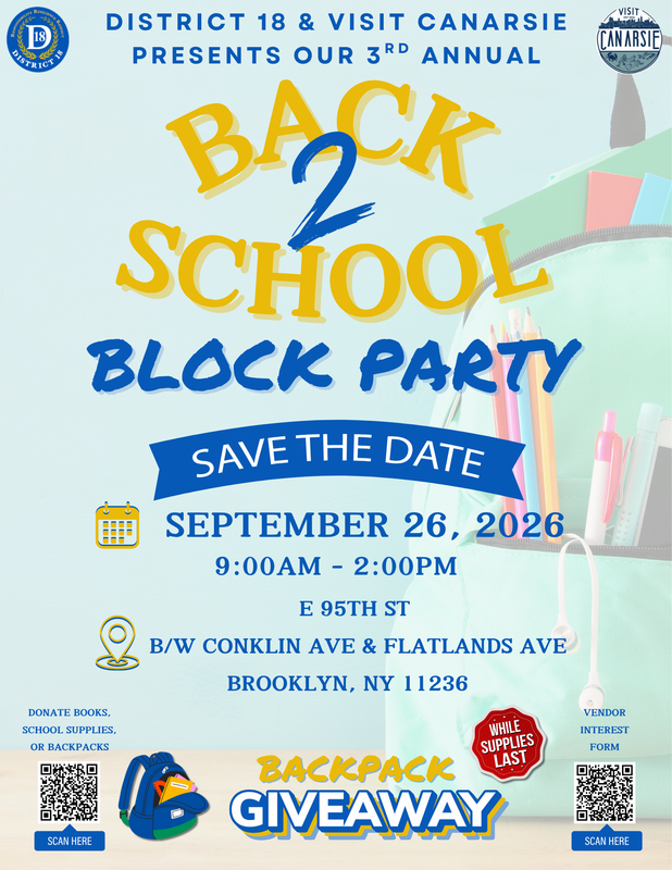 Back 2 School Block Party 9/26/26