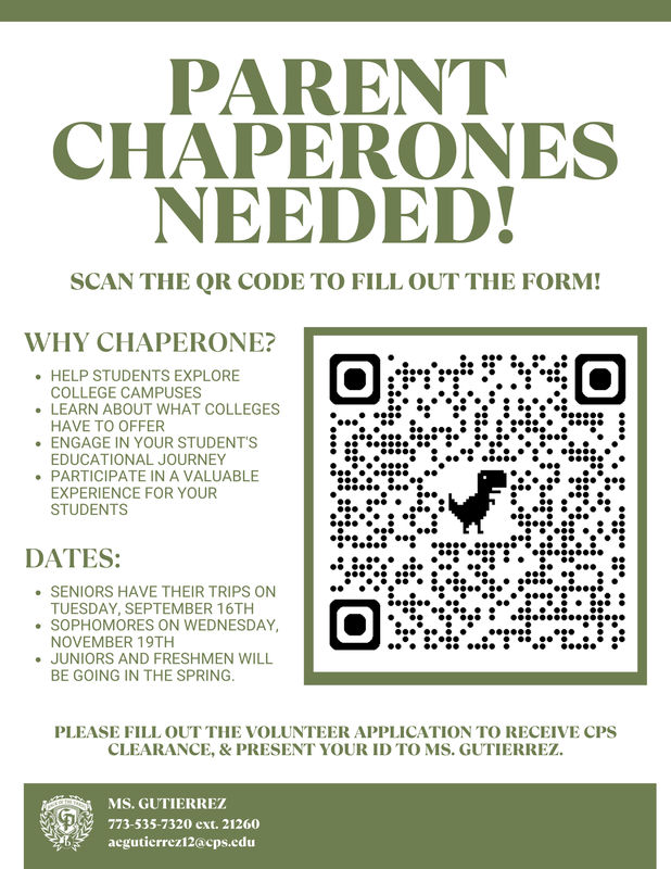 Parent Chaperones Needed!