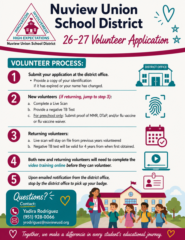 26-27 Volunteer Application Flier