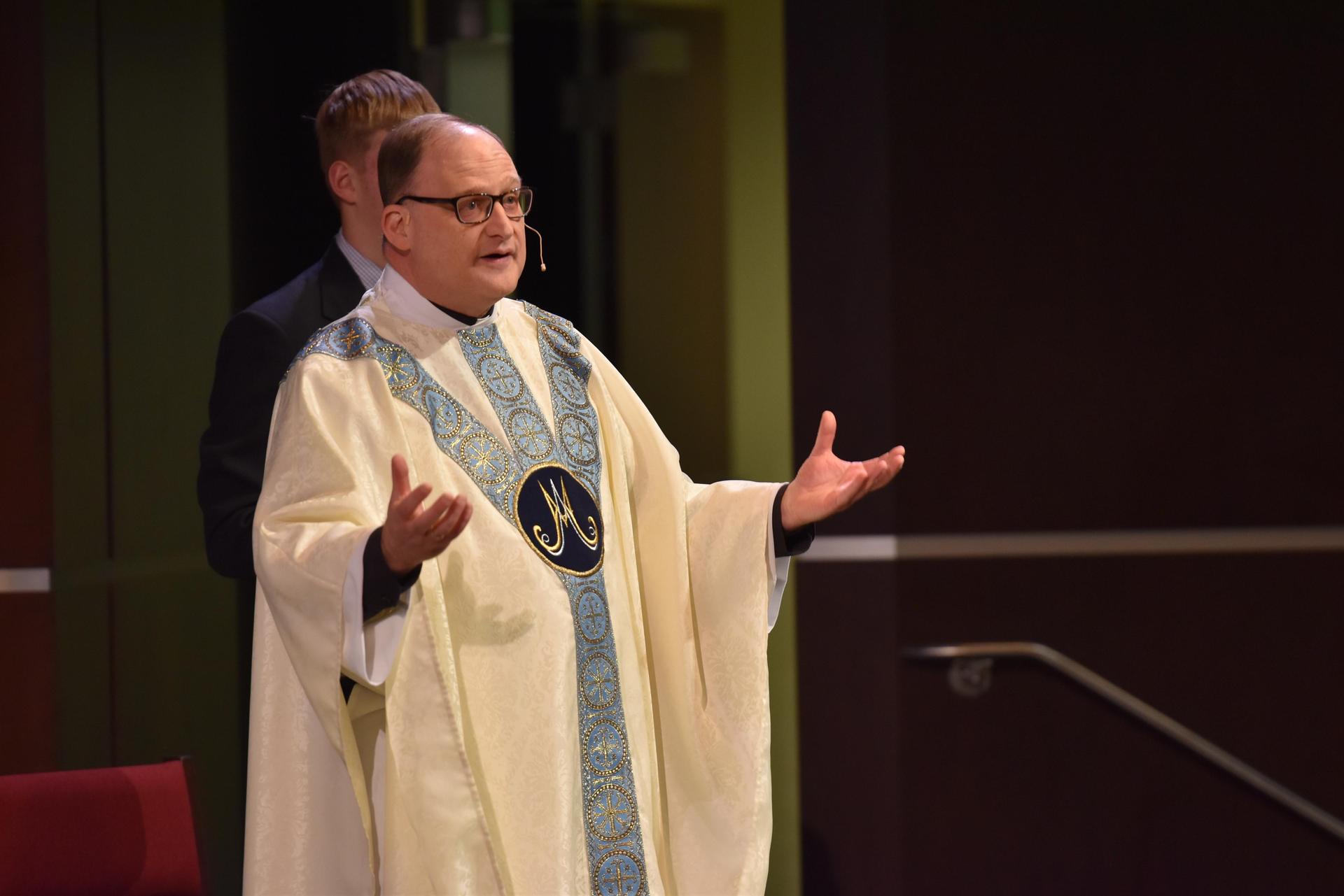 Fr. Sean Preaching