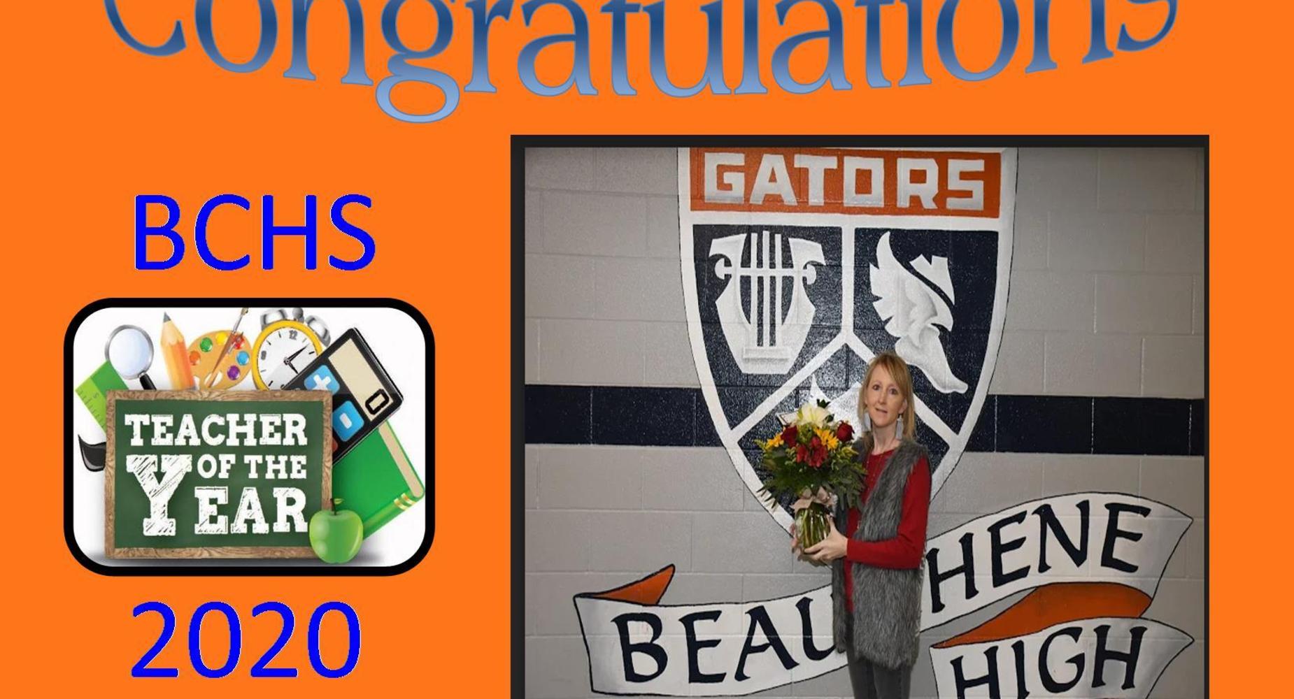 Teacher of the Year 2020 - Mrs. Jennifer Hebert