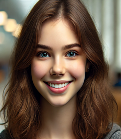 child spotlighted