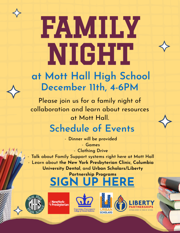 Mott Hall Family Night