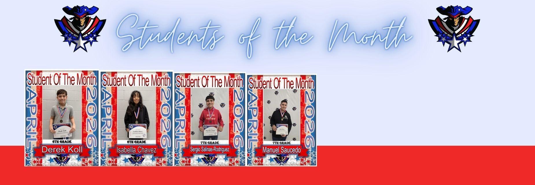 April Student of the Month