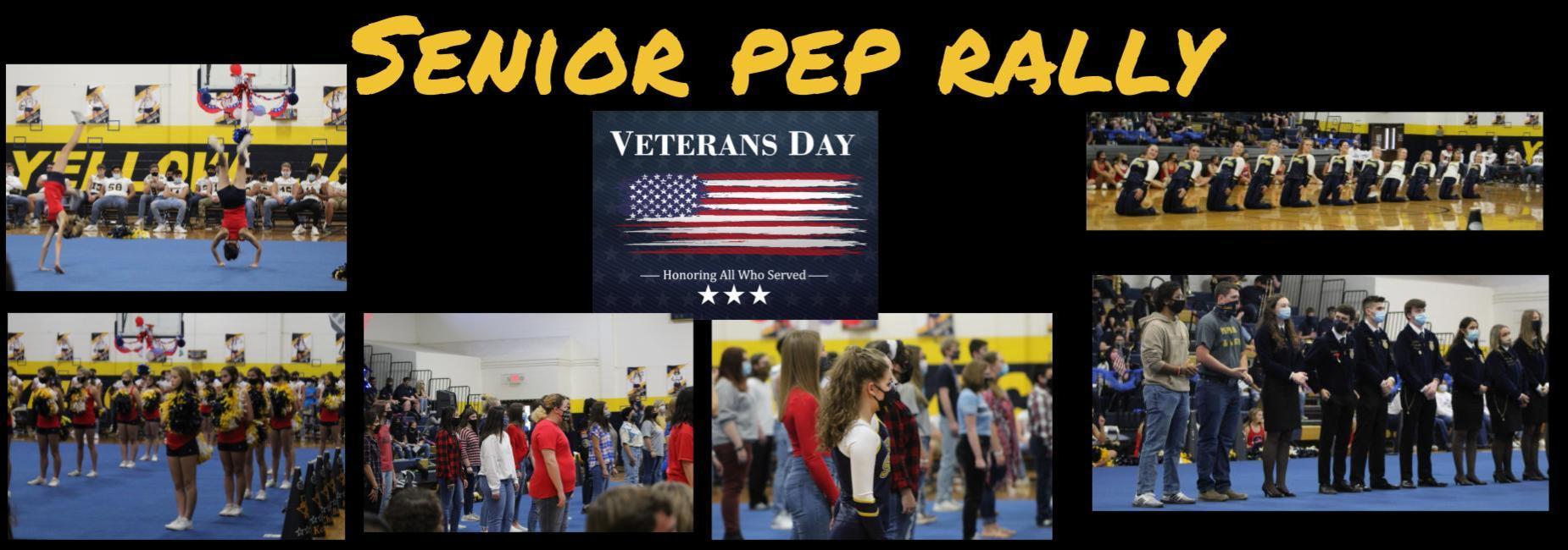 Veterans pep rally