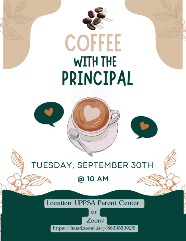 COFFEE WITH THE PRINCIPAL