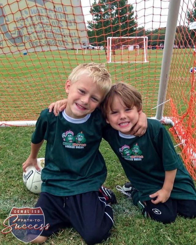 - Pieper High School Seniors Parker and Cooper Adkins when they were young in club soccer.