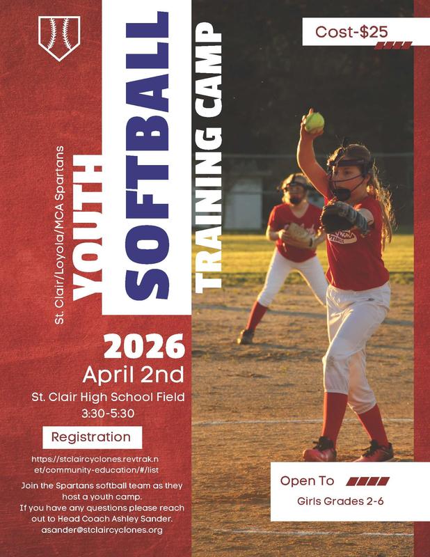 Flyer for Softball