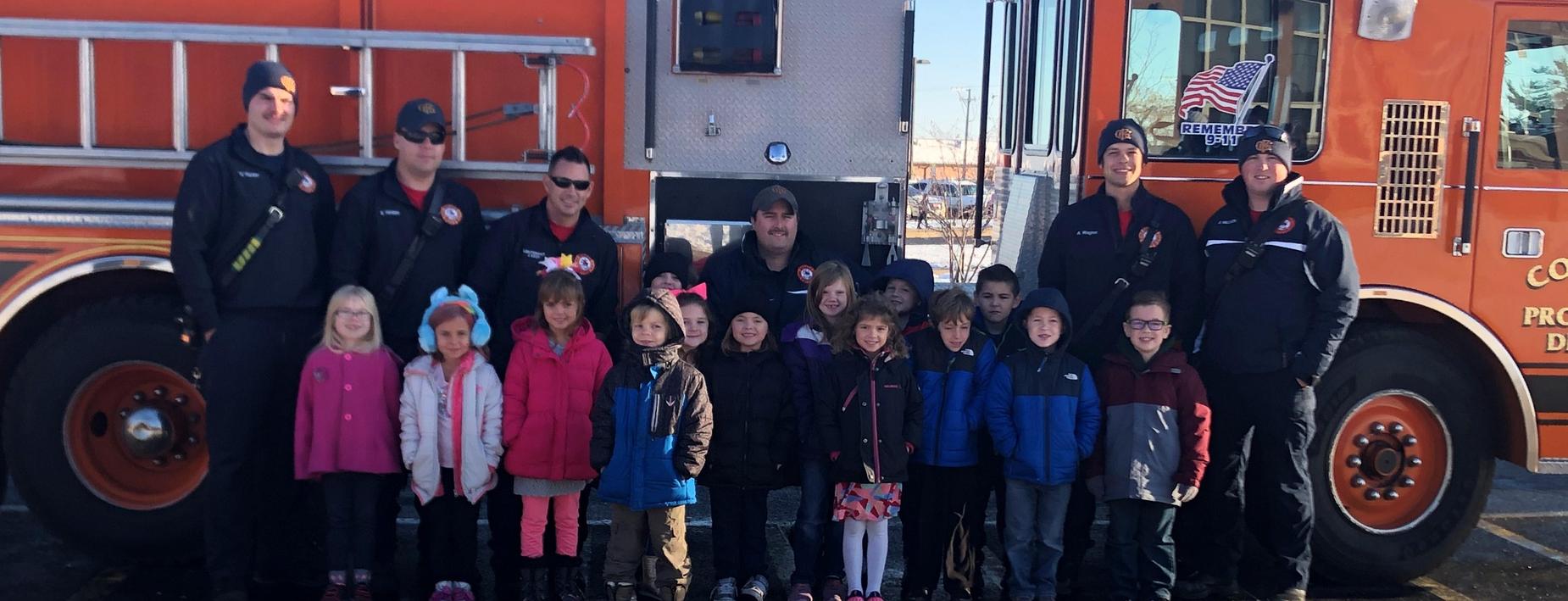 The firemen visited!